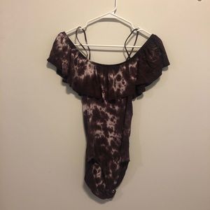 American Eagle off the shoulder bodysuit